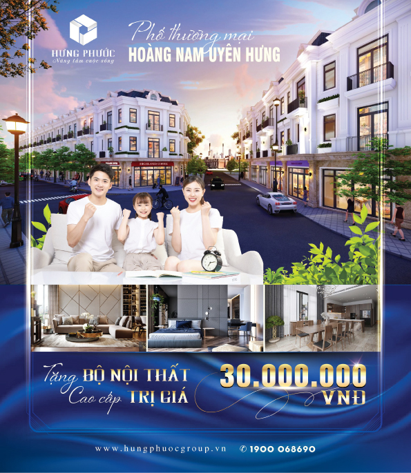 Gói thiết kế Bộ sales kit bất động sản - Thiết kế banner bất động sản Hưng Phước Group