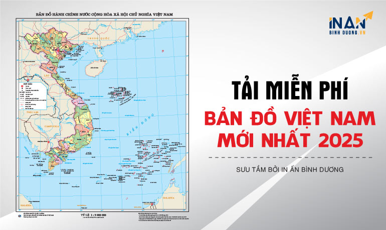 Download Miễn Phí Bản Đồ Việt Nam File Vector, AI, PDF Mới Nhất