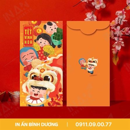 In Bao Lì Xì Tết 2026 Tại Bình Dương – Nâng Tầm Thương Hiệu, Lan Tỏa May Mắn