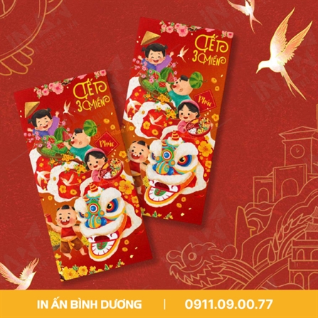 In Bao Lì Xì Tết 2026 Tại Bình Dương – Giải Pháp Quảng Bá Thương Hiệu