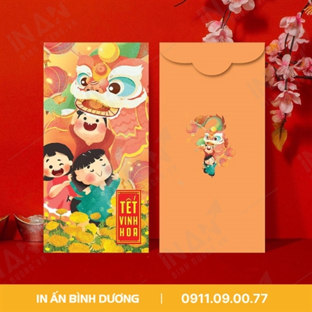 In Bao Lì Xì Tết 2026 Tại Bình Dương – Mang Lộc Xuân Về Với Thương Hiệu Của Bạn