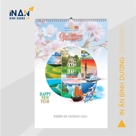 In Lịch Tết Treo Tường 2026 - Chủ Đề “Phong Cảnh Việt Nam”
