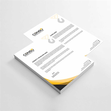 In Giấy Tiêu Đề, Giấy Letterhead