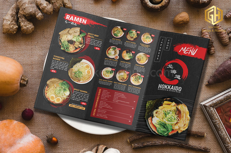 Menu - AK 002 - In ấn Bình Dương | Thiết kế | In ấn | In Offset Giá rẻ ...